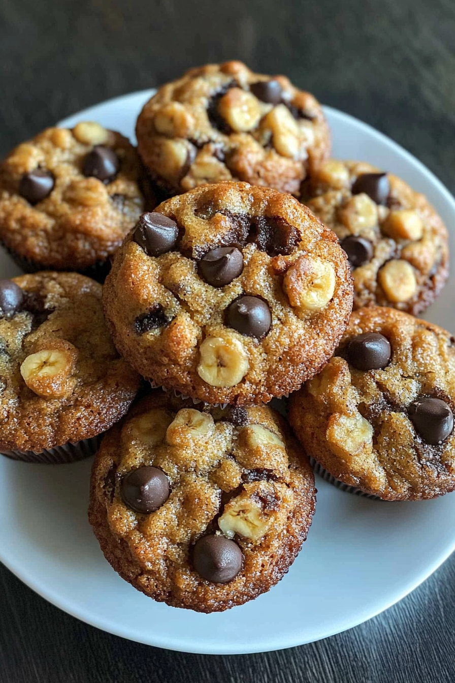 peanut butter banana muffins