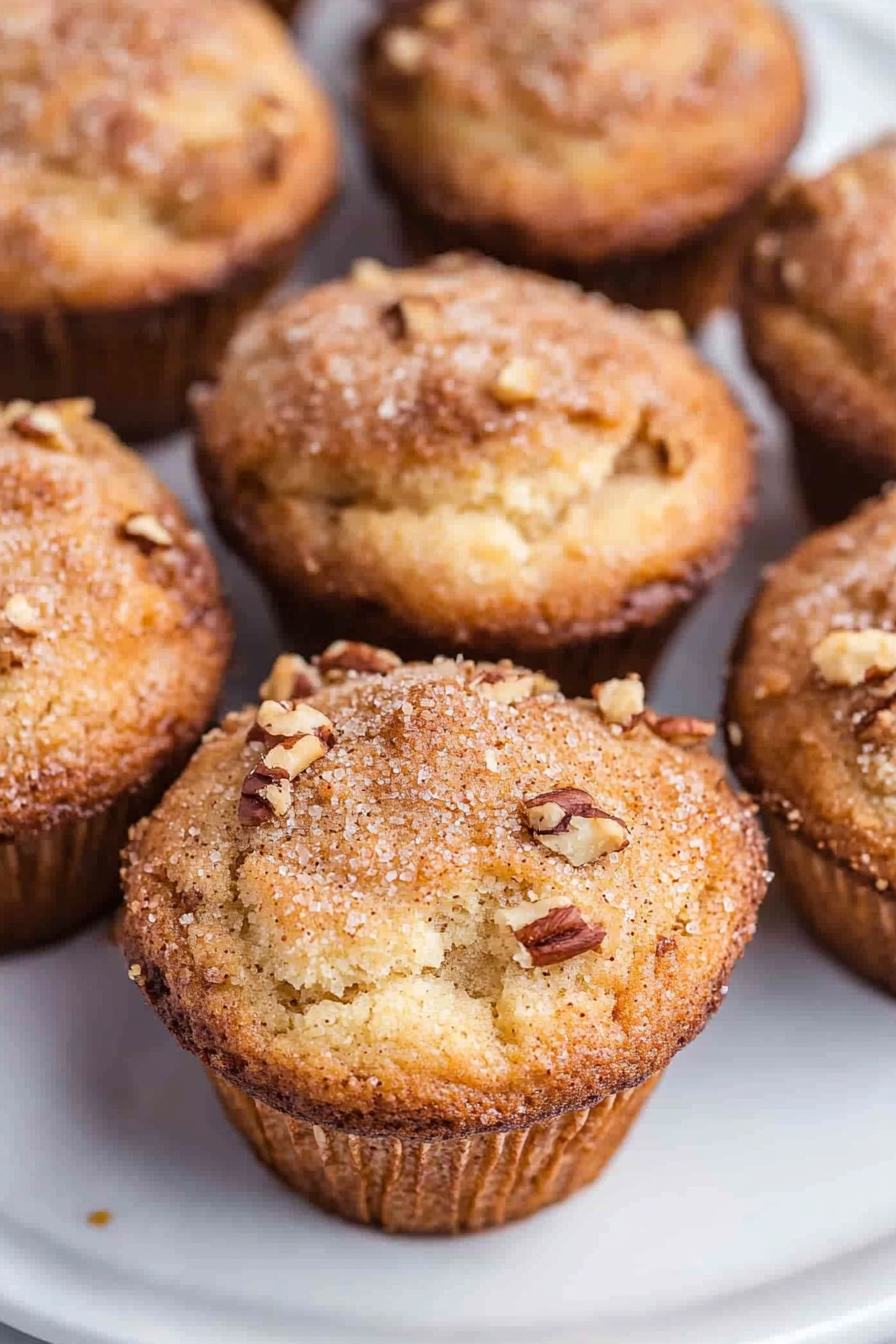 pecan coffee cake muffins