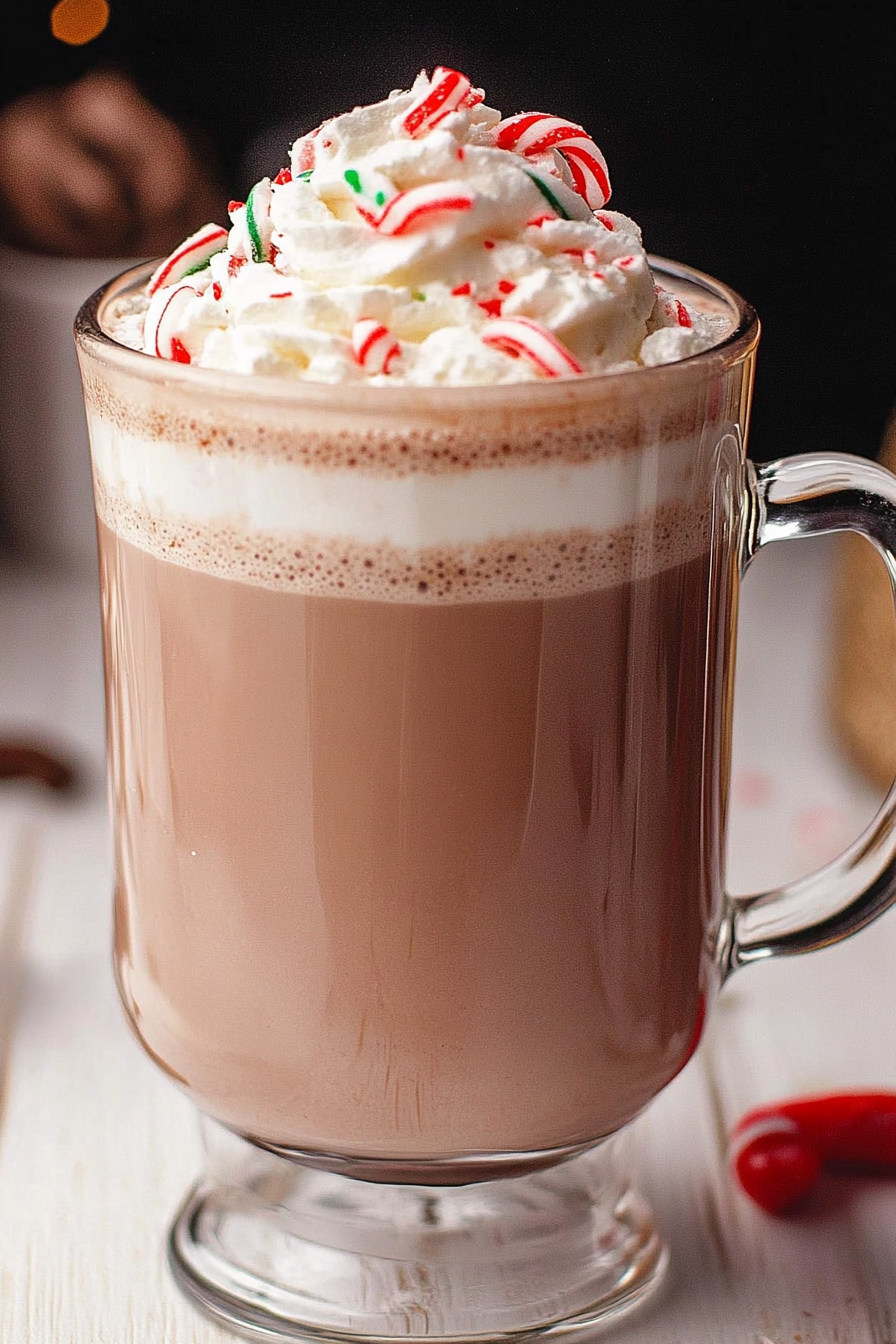 peppermint hot chocolate