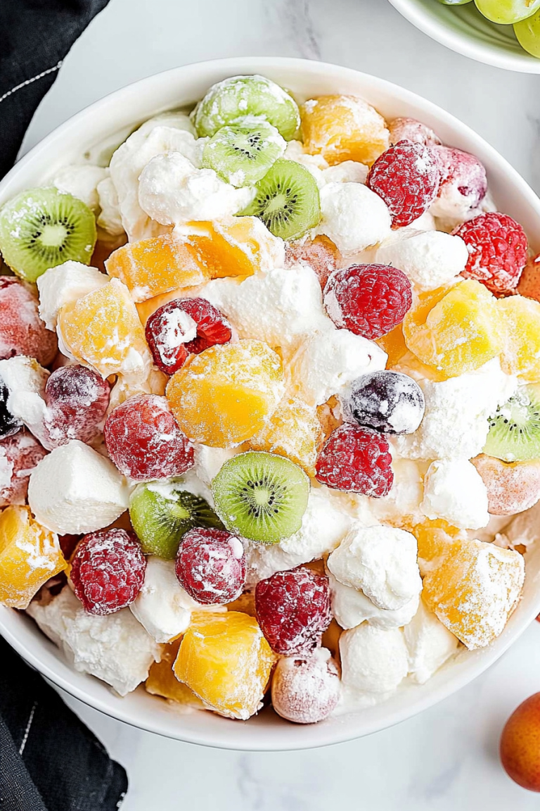 pudding fruit salad