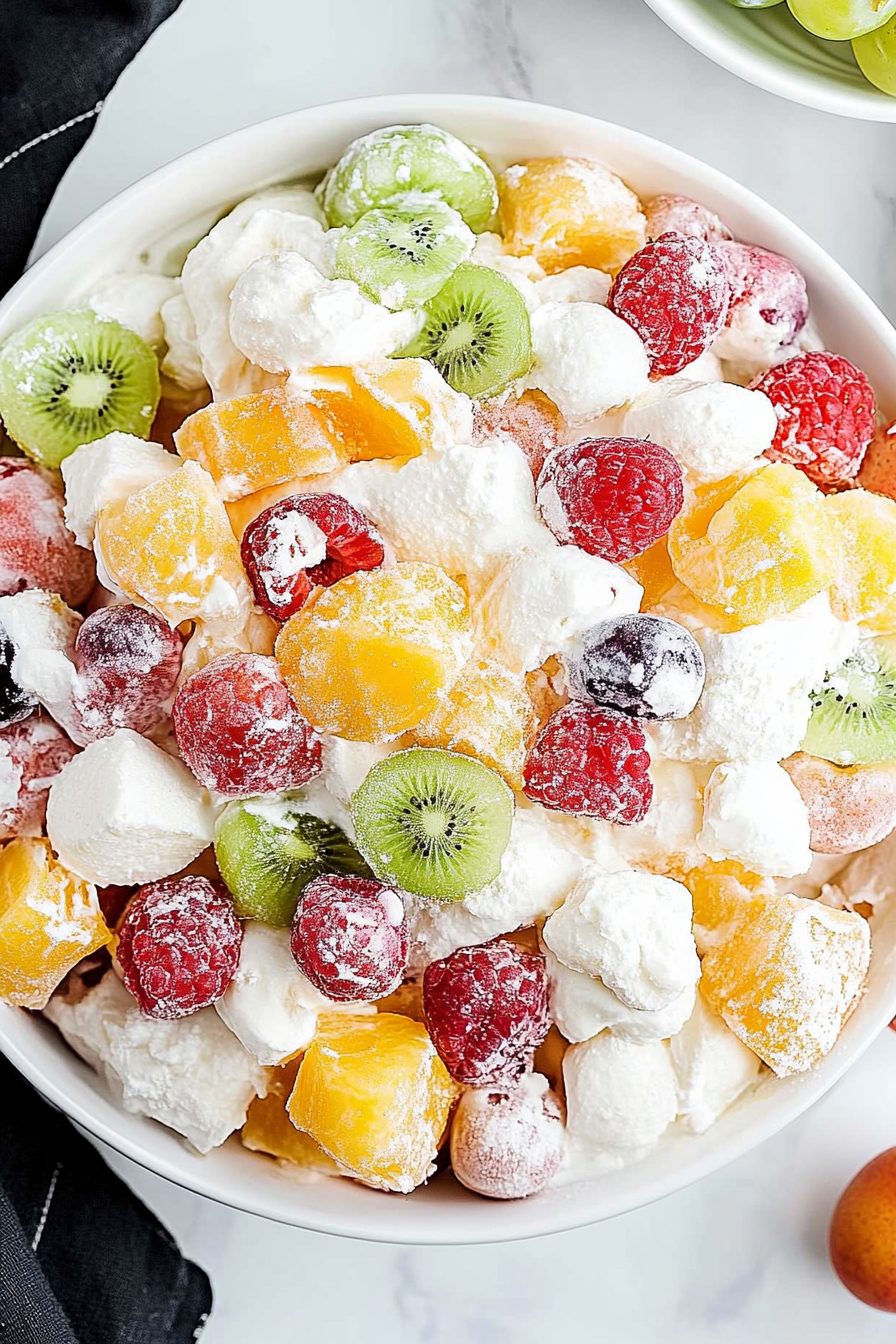 pudding fruit salad