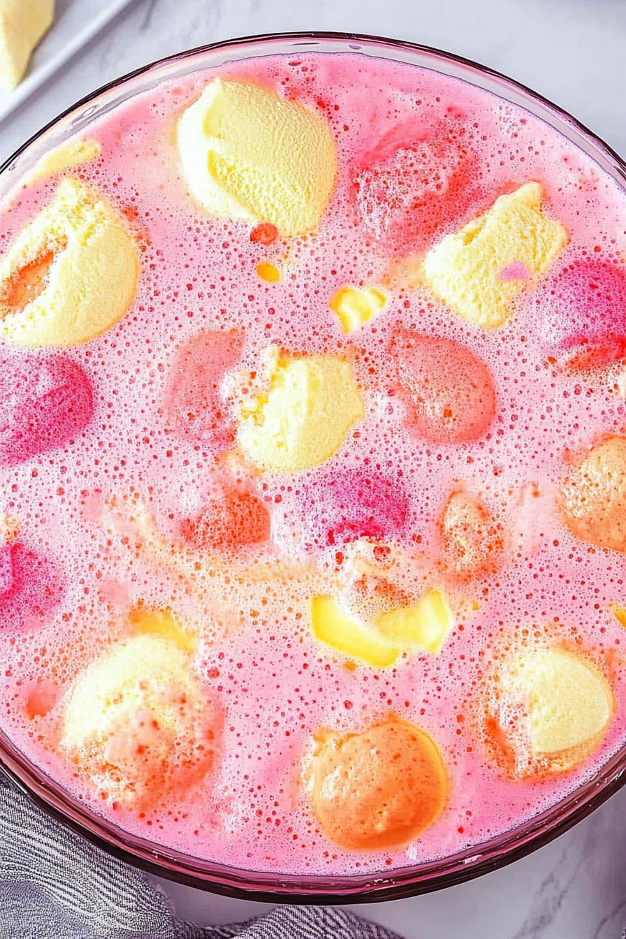 rainbow sherbet punch