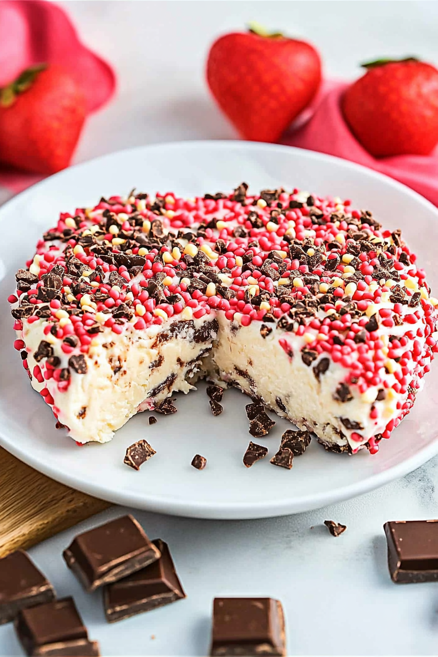 toffee chocolate cheeseballs
