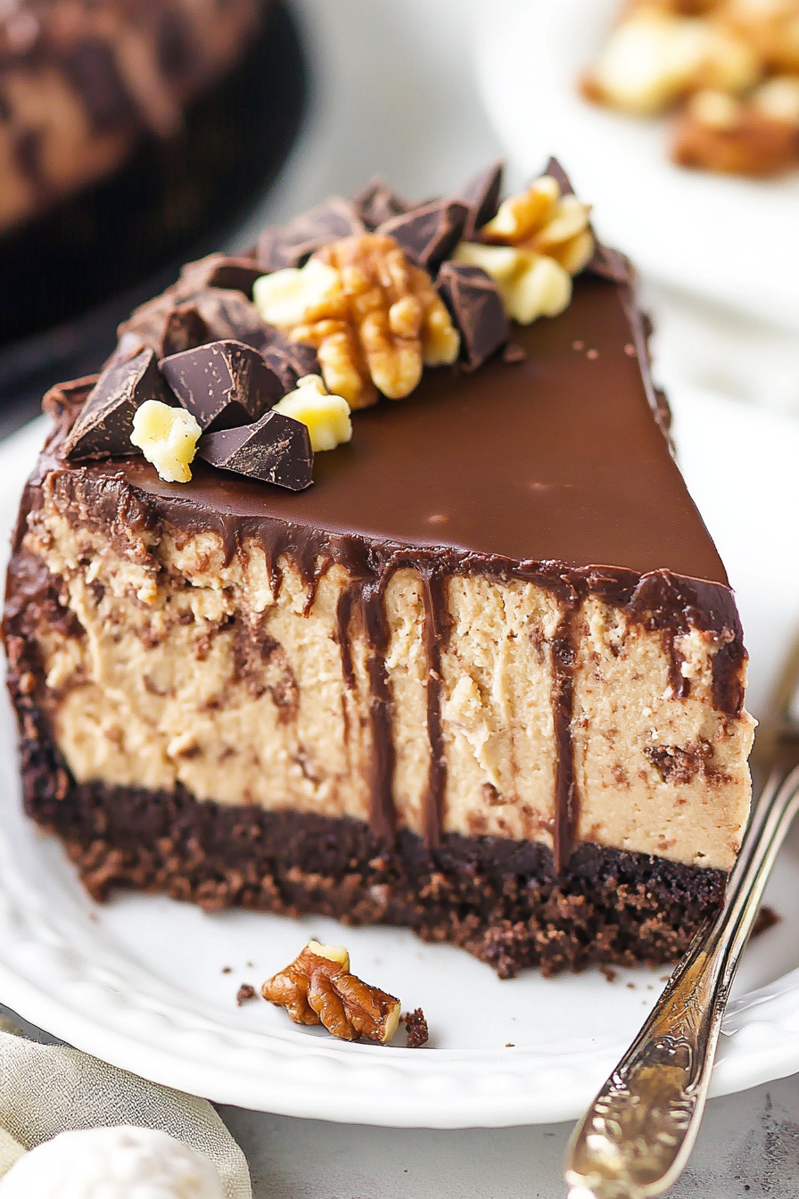 German chocolate cheesecake
