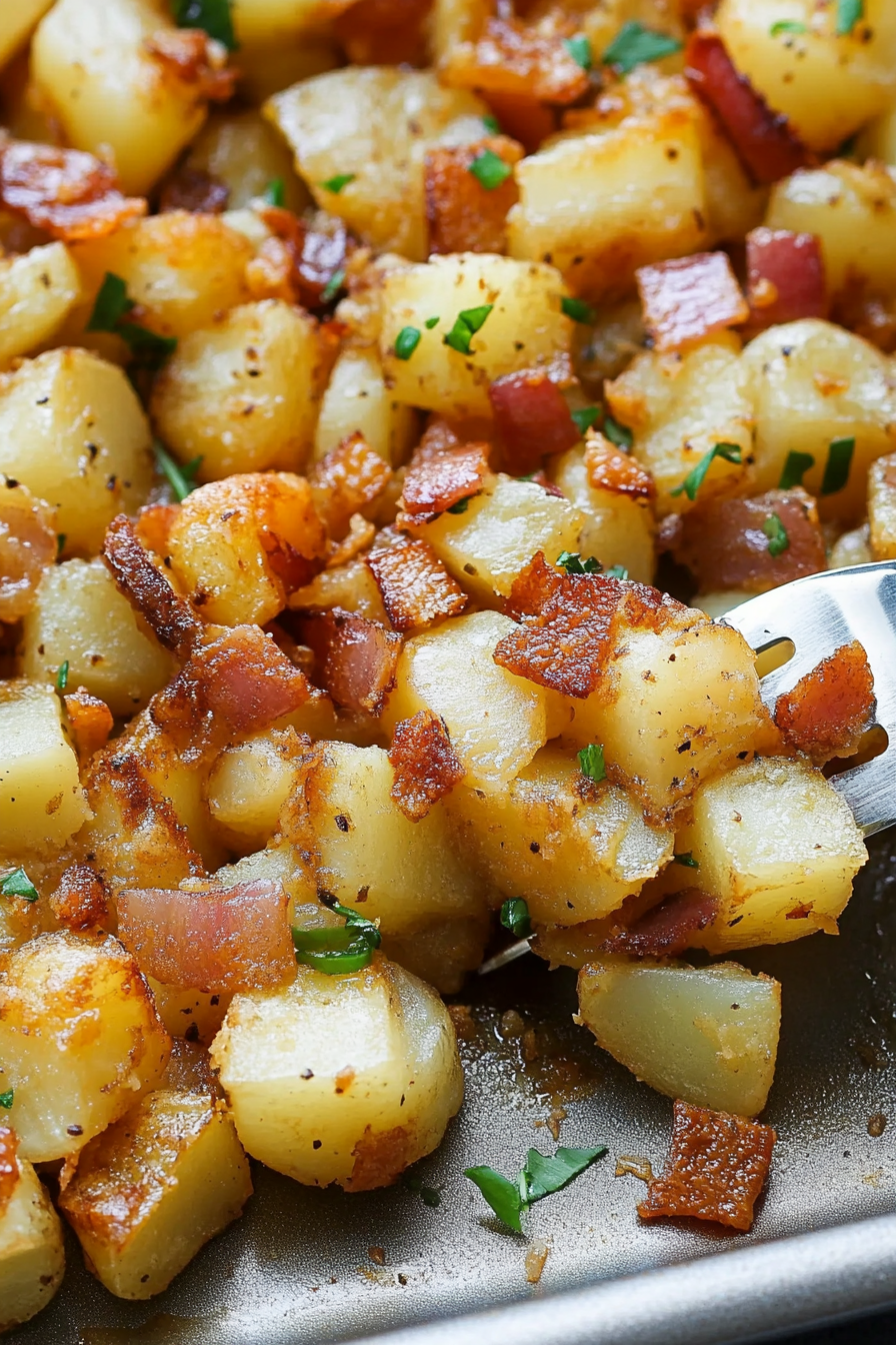 crispy potatoes