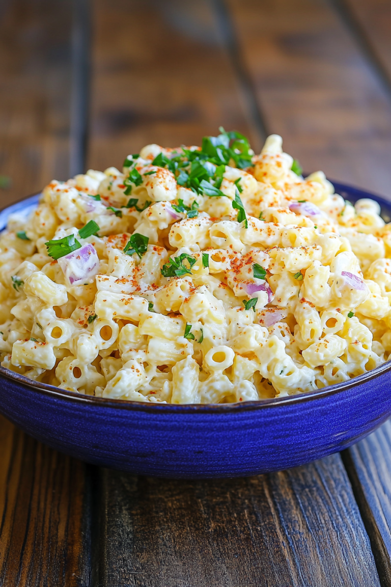 deviled egg pasta salad