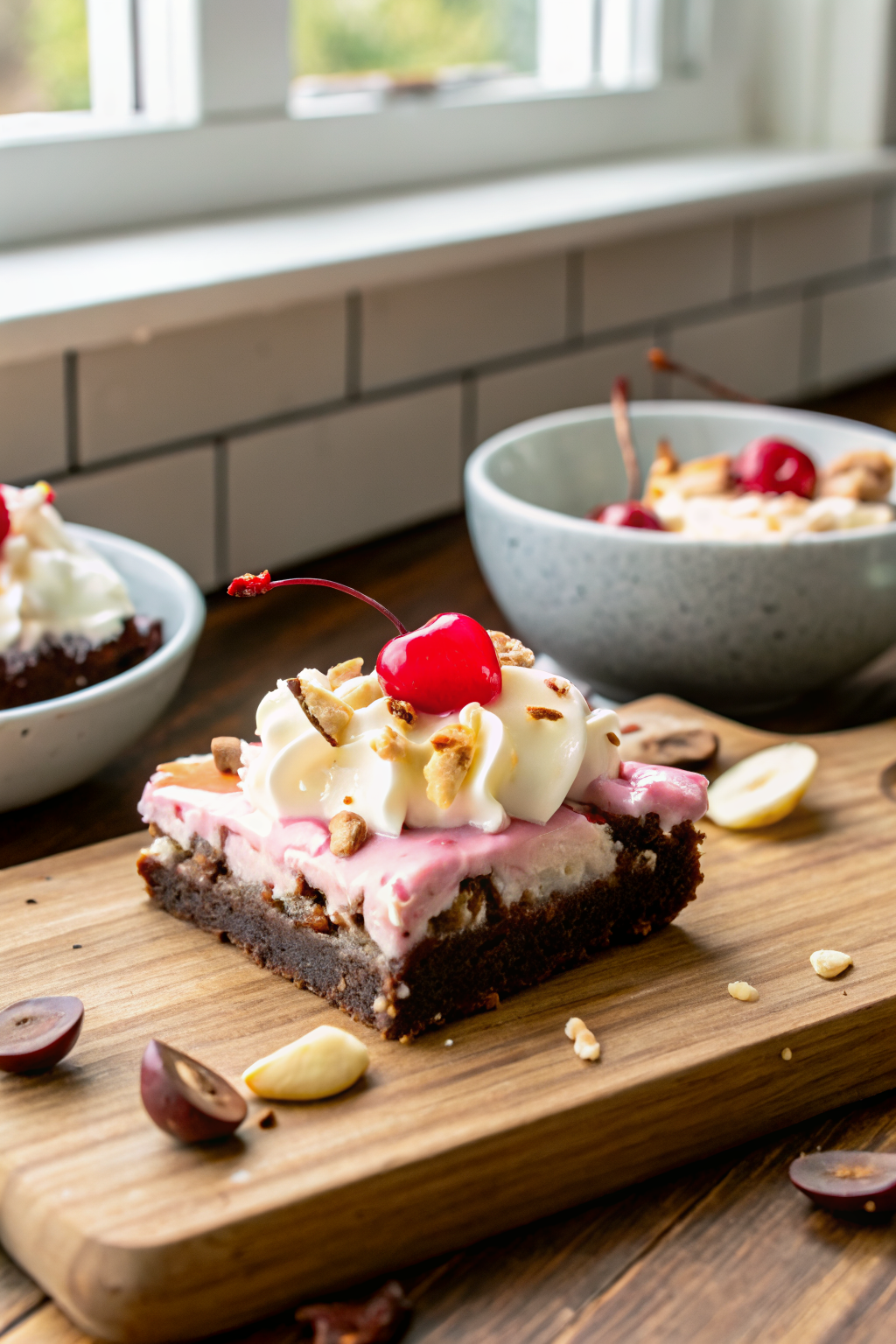 Banana Split Brownies