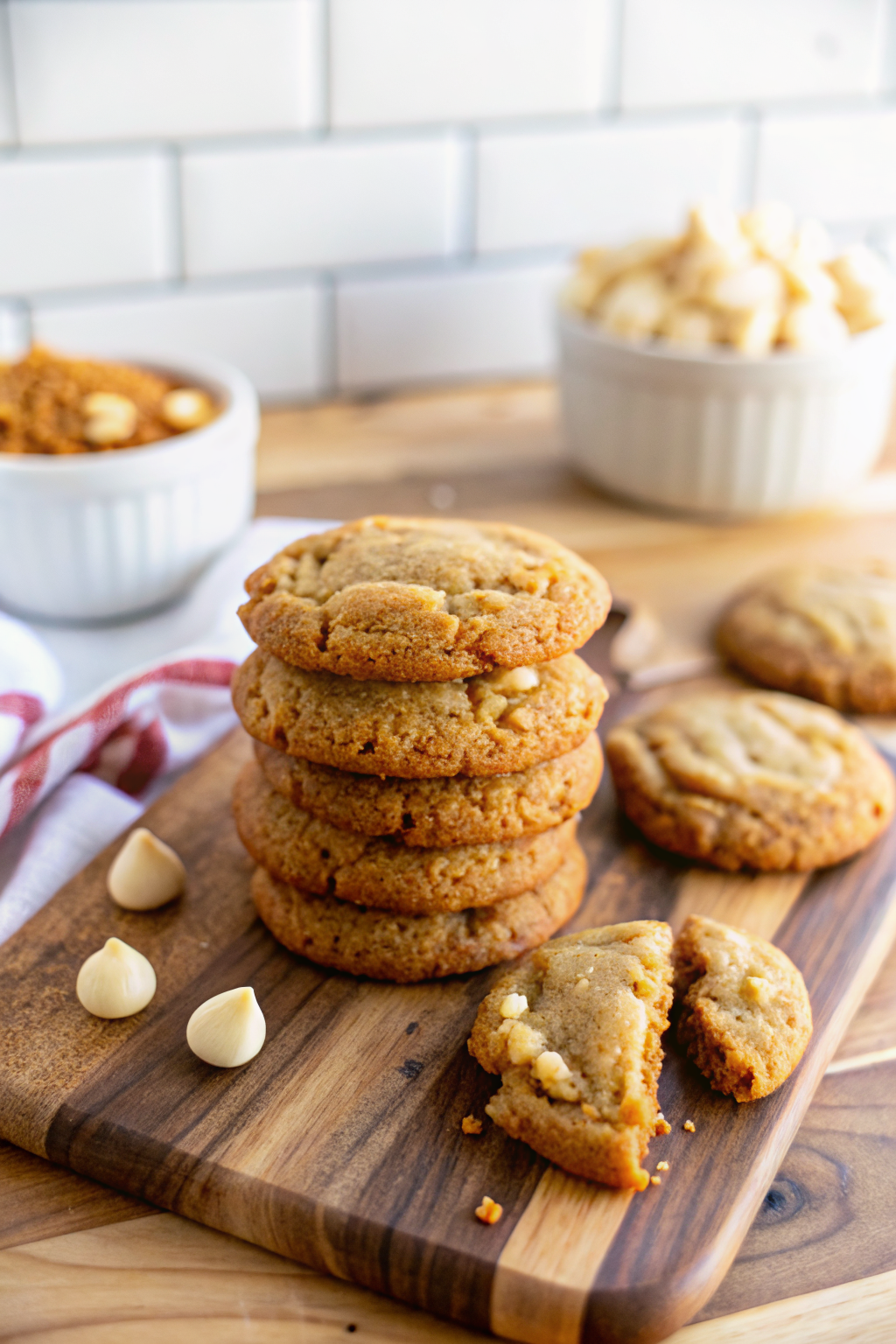 Keto Pumpkin Cookies slice on plate showing perfect texture and swirl pattern