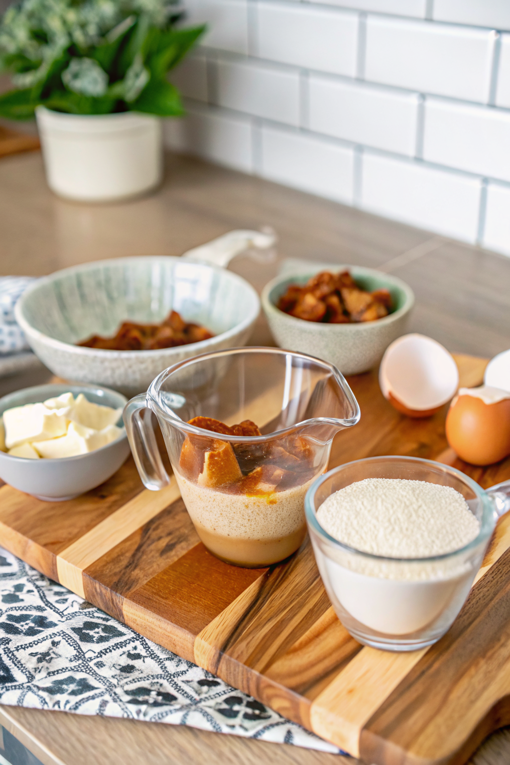 How To Make A London Fog beautifully presented from an overhead angle